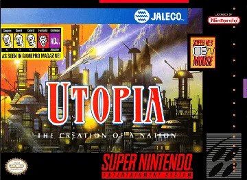 Utopia - The Creation of a Nation (USA) box cover front